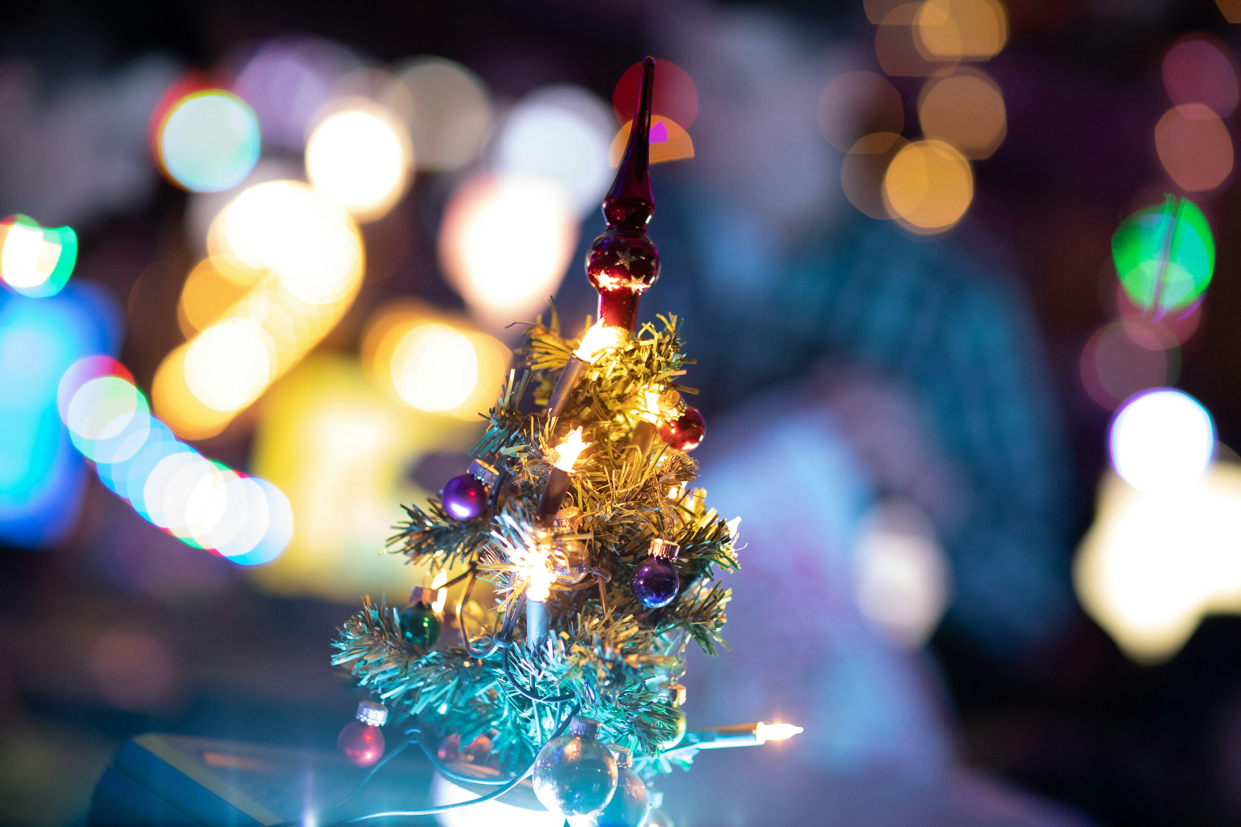 brown Christmas tree
