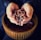 Hands gently holding a handful of cocoa beans over a wooden bowl filled with more cocoa beans. The lighting is soft, enhancing the rustic and natural appearance of the scene.