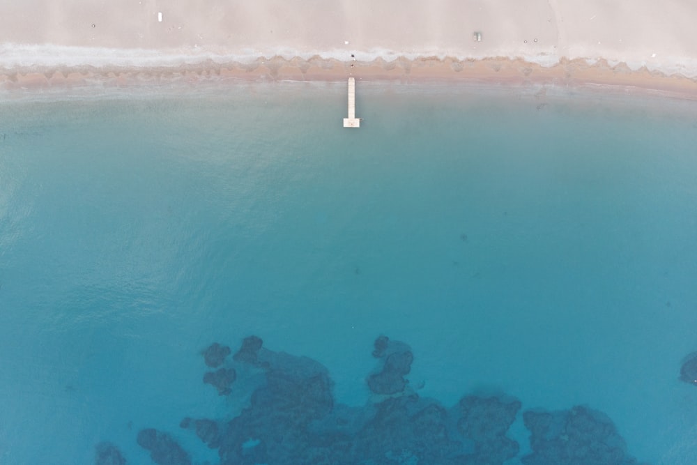 aerial photography of body of water