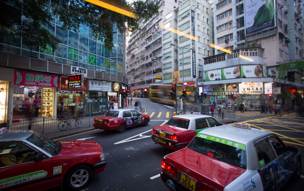 running vehicles on road