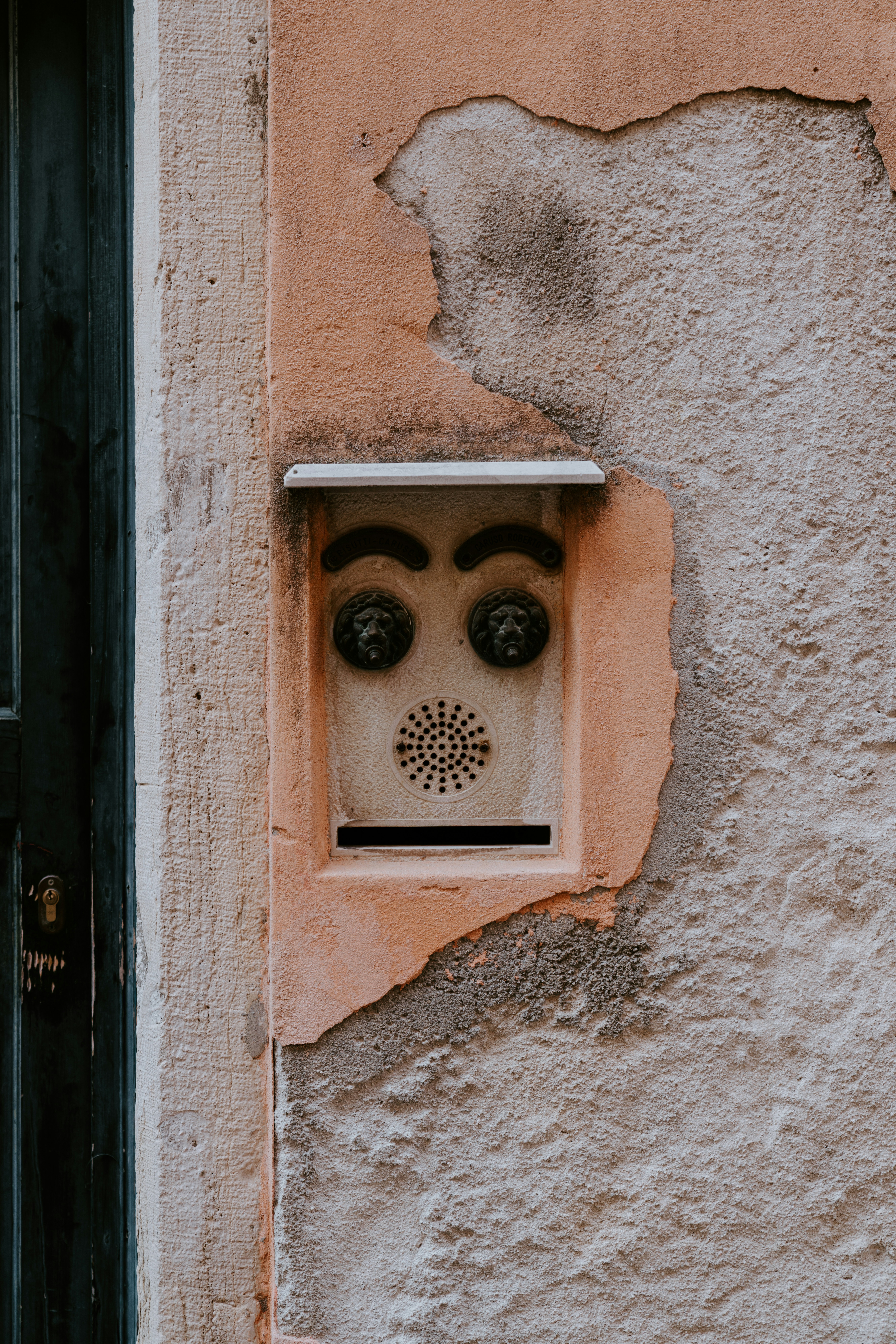 white wall decor on wall