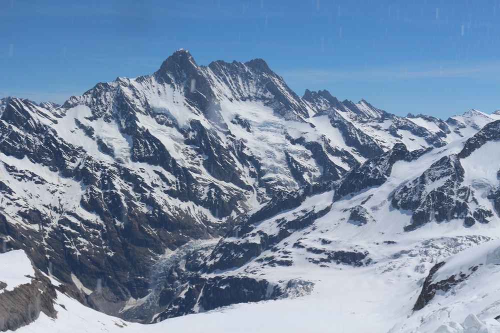 snow-capped mountain