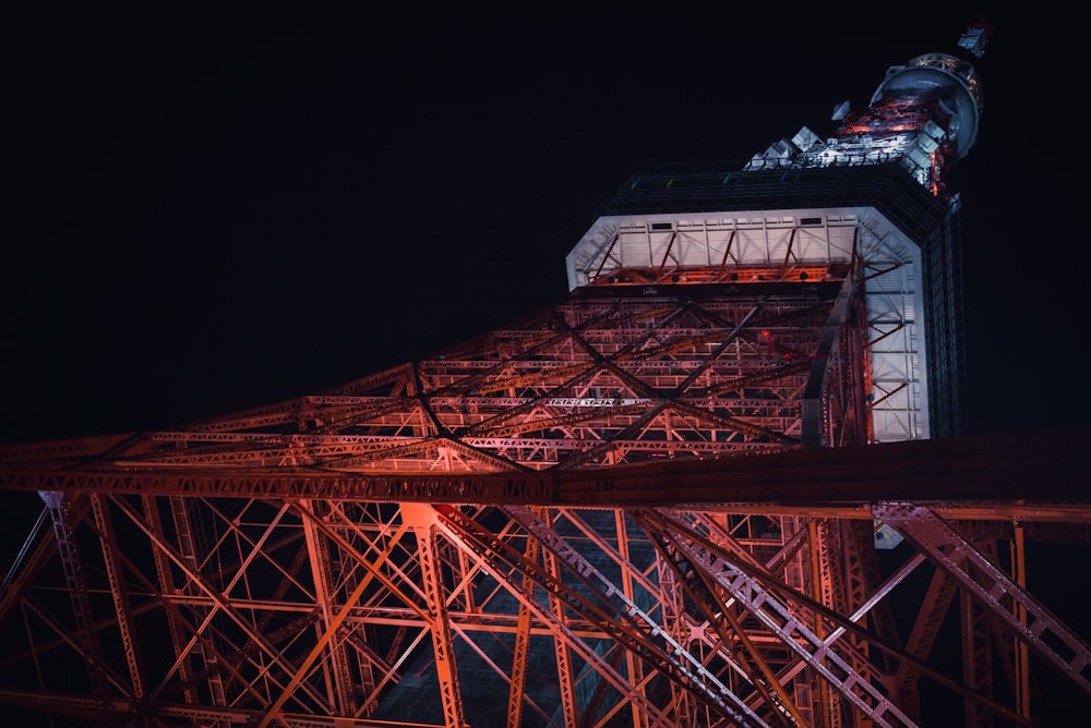 architectural photography of brown tower