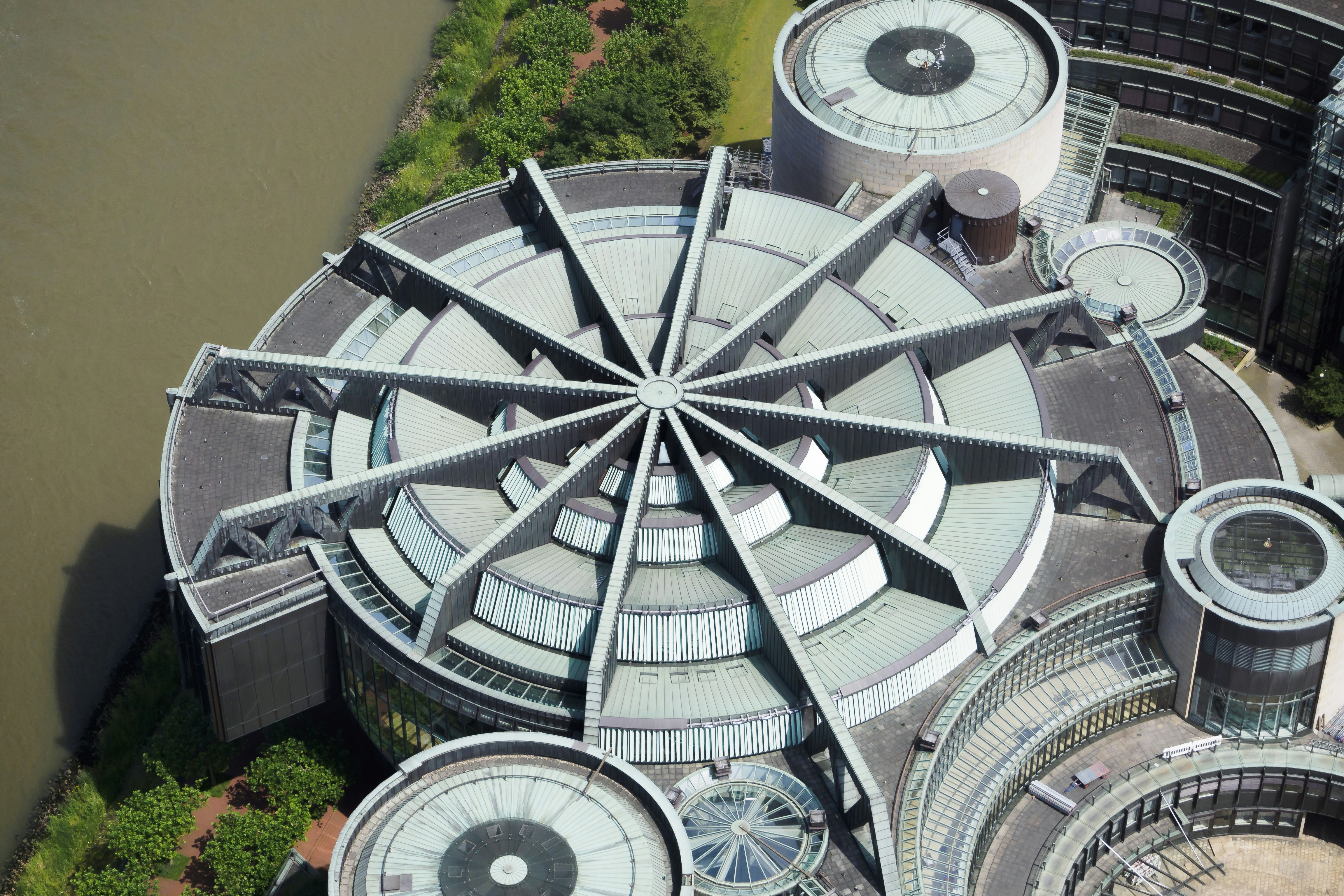 aerial view of building during daytime