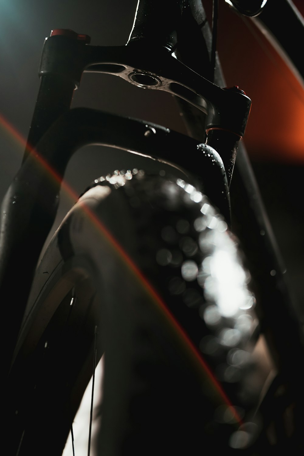 black hardtail bike