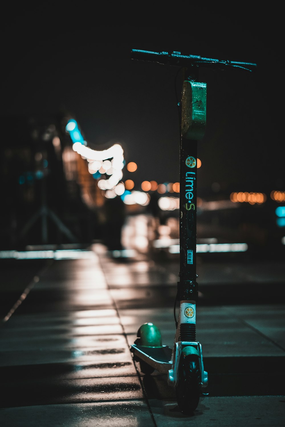 black and gray kick scooter on floor