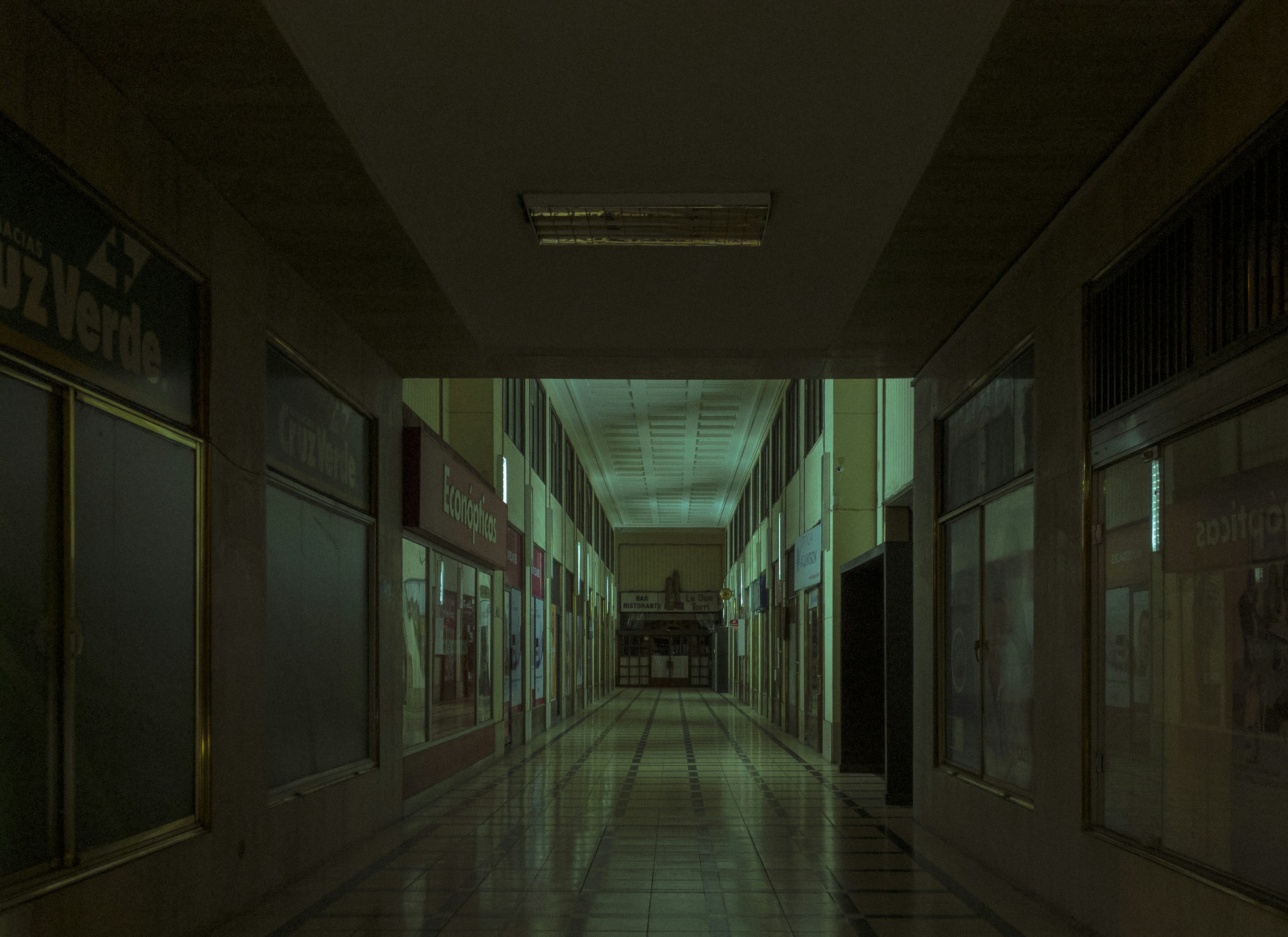 Corridor shadows