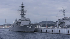 naval ships on water