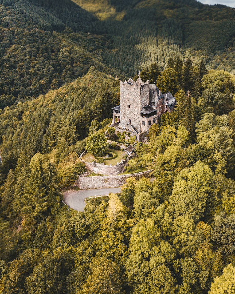 castle on top of the hills