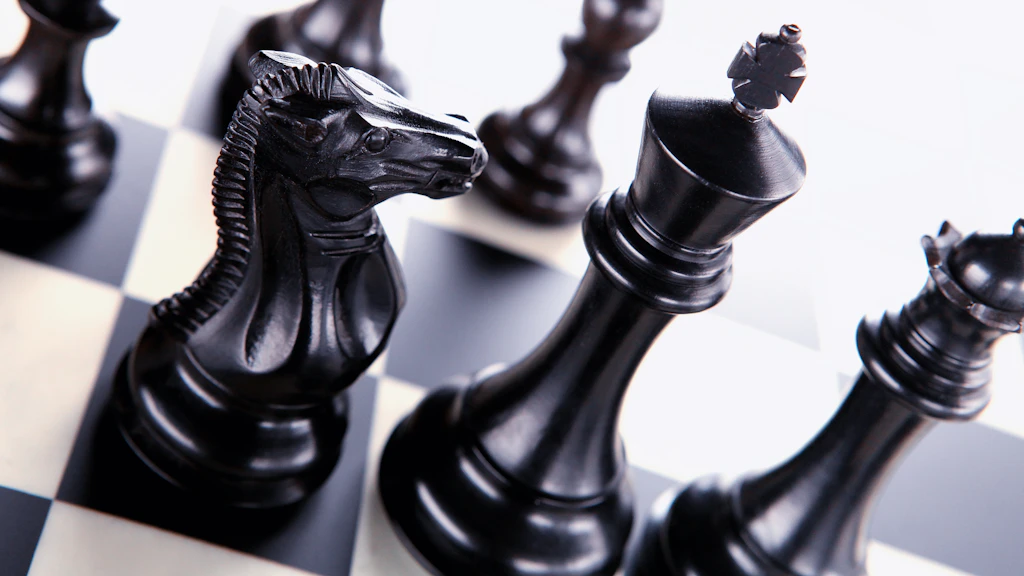 Échiquier symbolisant la stratégie et la précision des décisions au poker