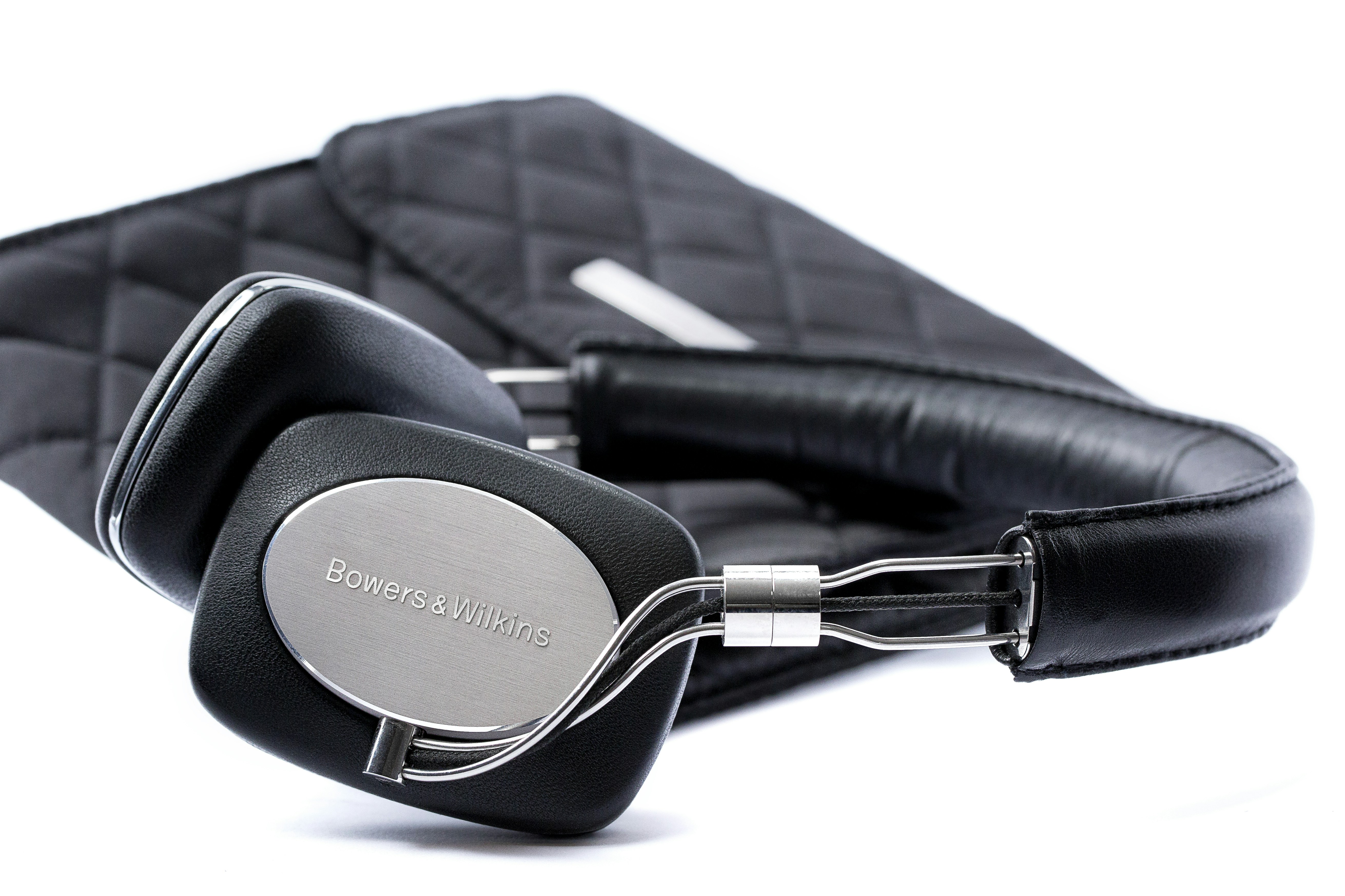 black Bowers & Wilkins headphones with case