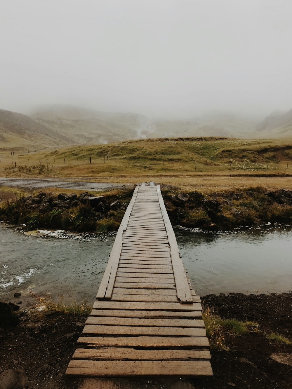 brown wooden bridge