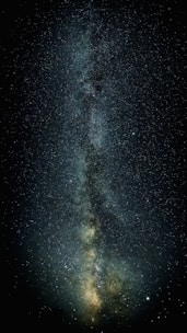 the night sky with stars and the milky