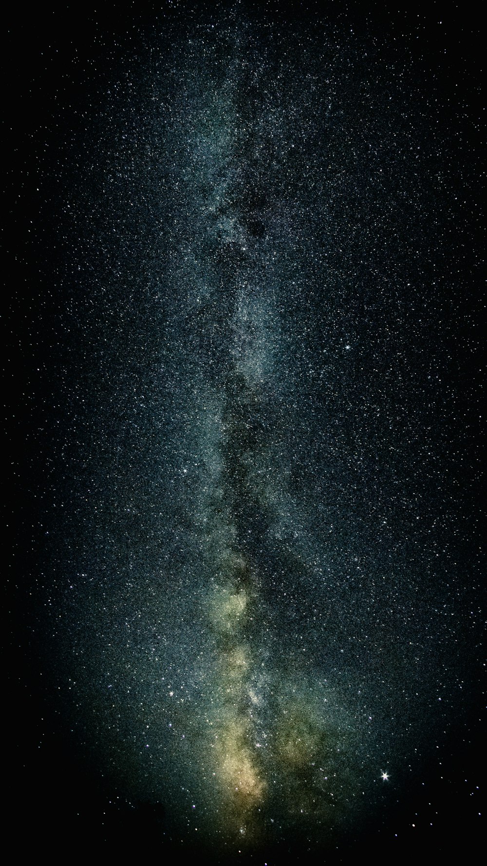 el cielo nocturno con estrellas y la lechosa