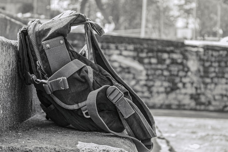 A vibrant outdoor scene featuring various styles of outdoor backpacks.