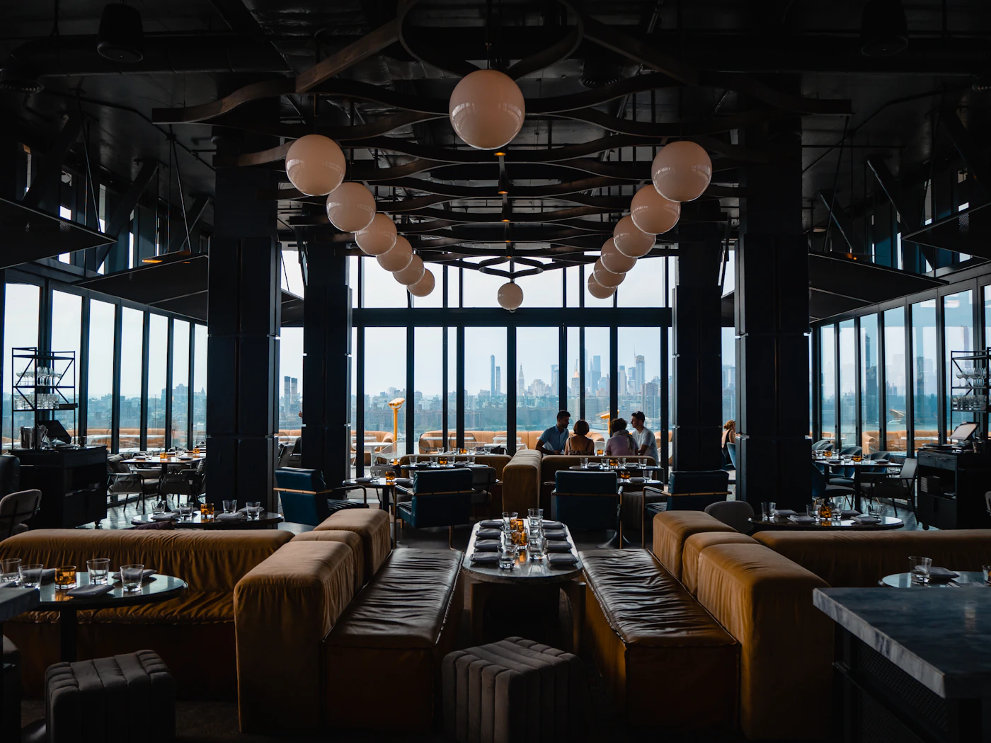 Abendstimmung im Restaurant AURUM