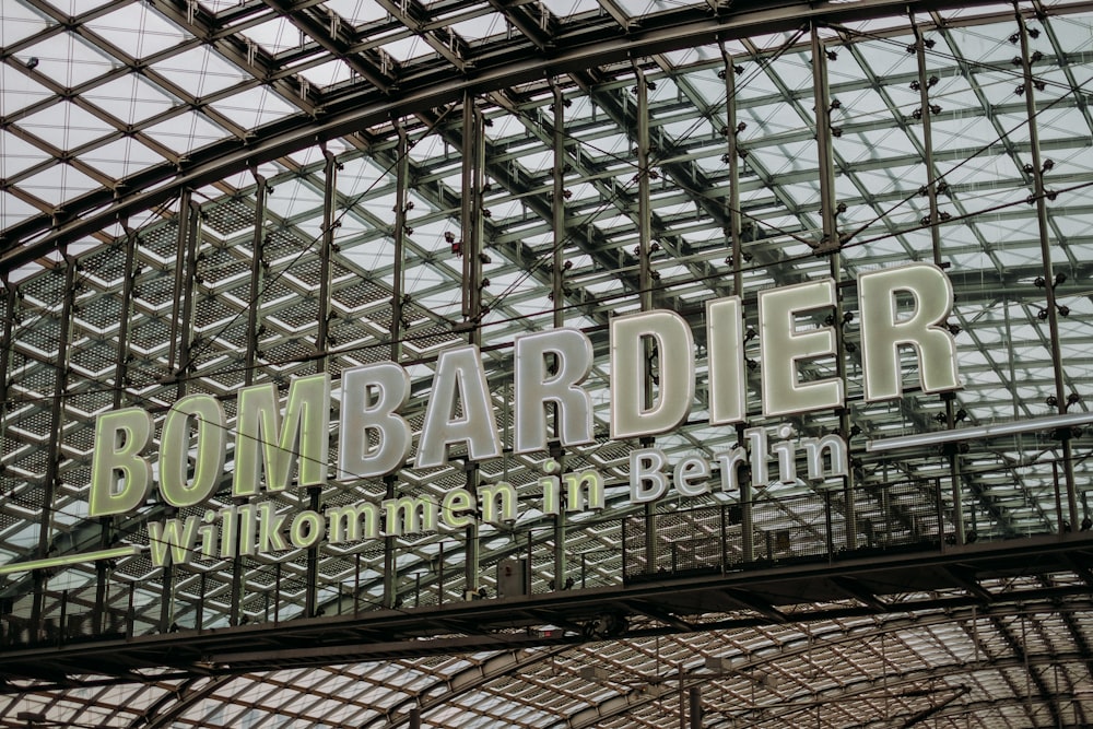 Bombardier signage