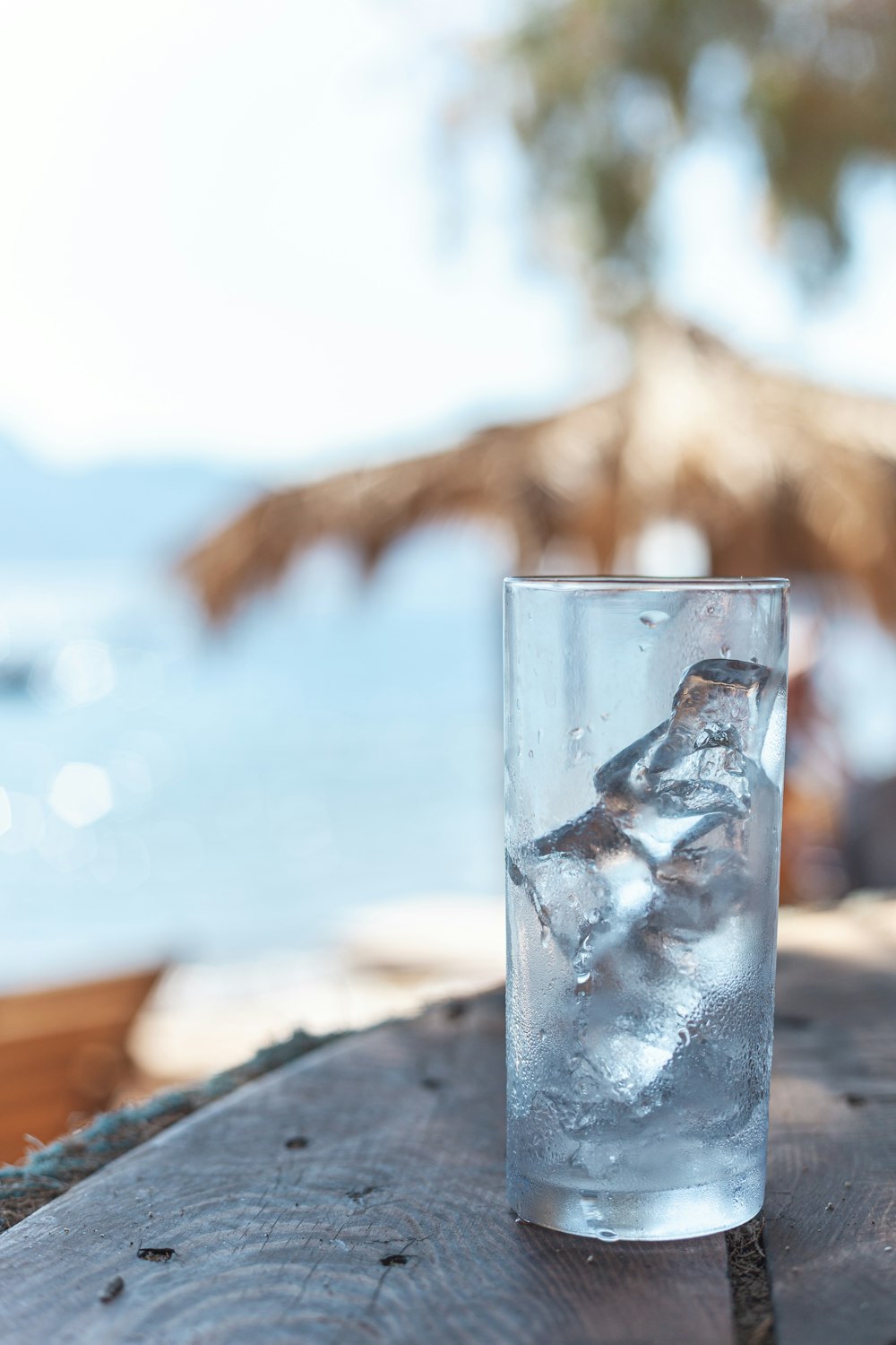 clear drinking glass