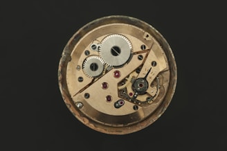 Intricate mechanical assembly kit showcasing gears and moving parts in action.