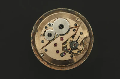 Close-up of various sized gears in motion, representing the detailed process behind each project.