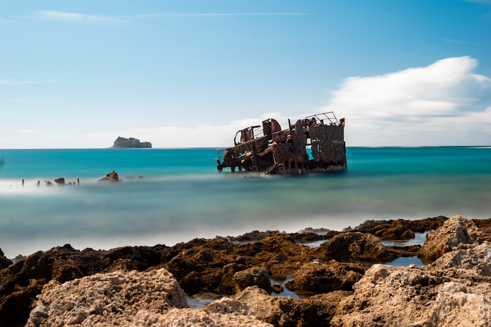 rocks near shore