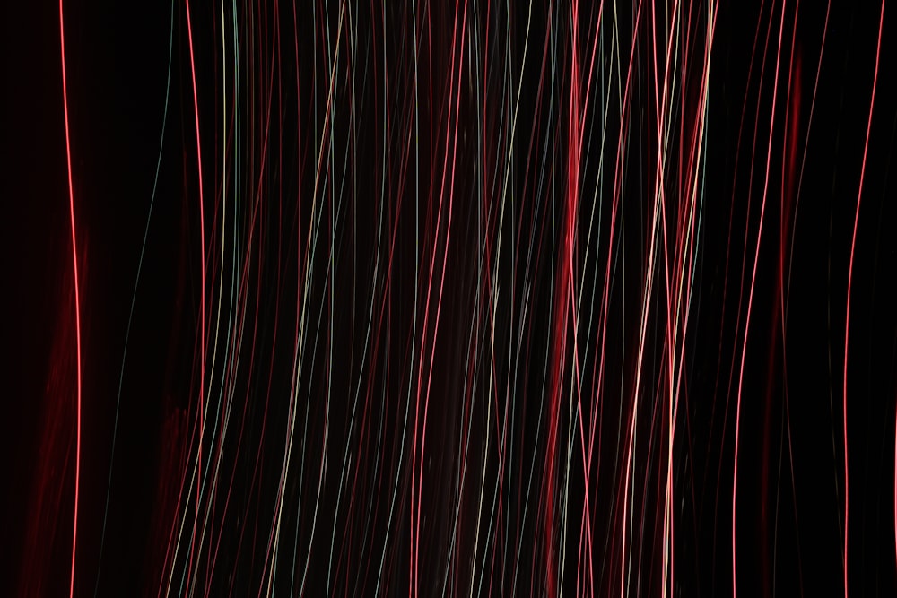 red and gray strands wallpaper