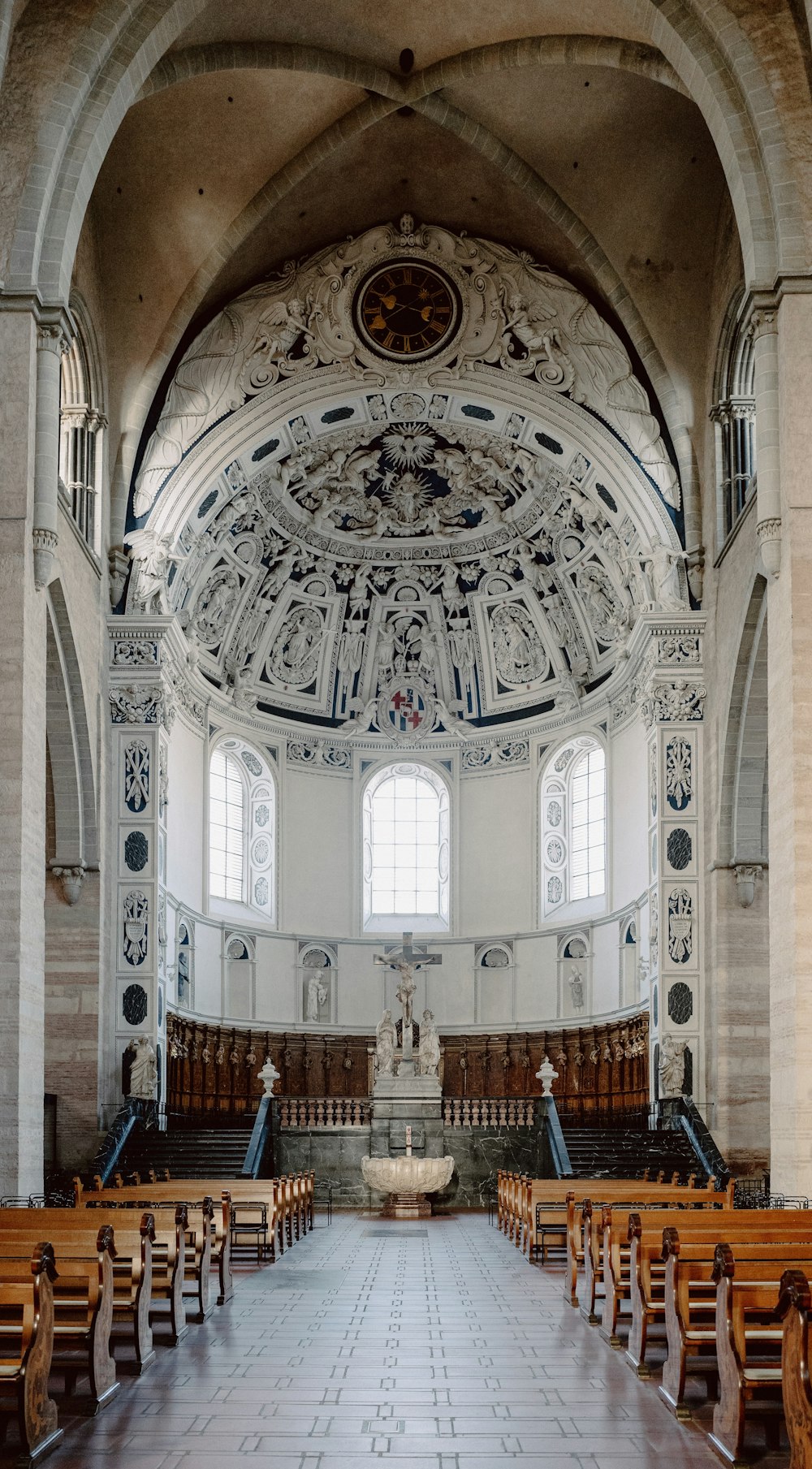 fotografia interior da catedral