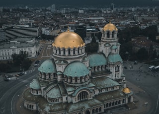 blue dome building