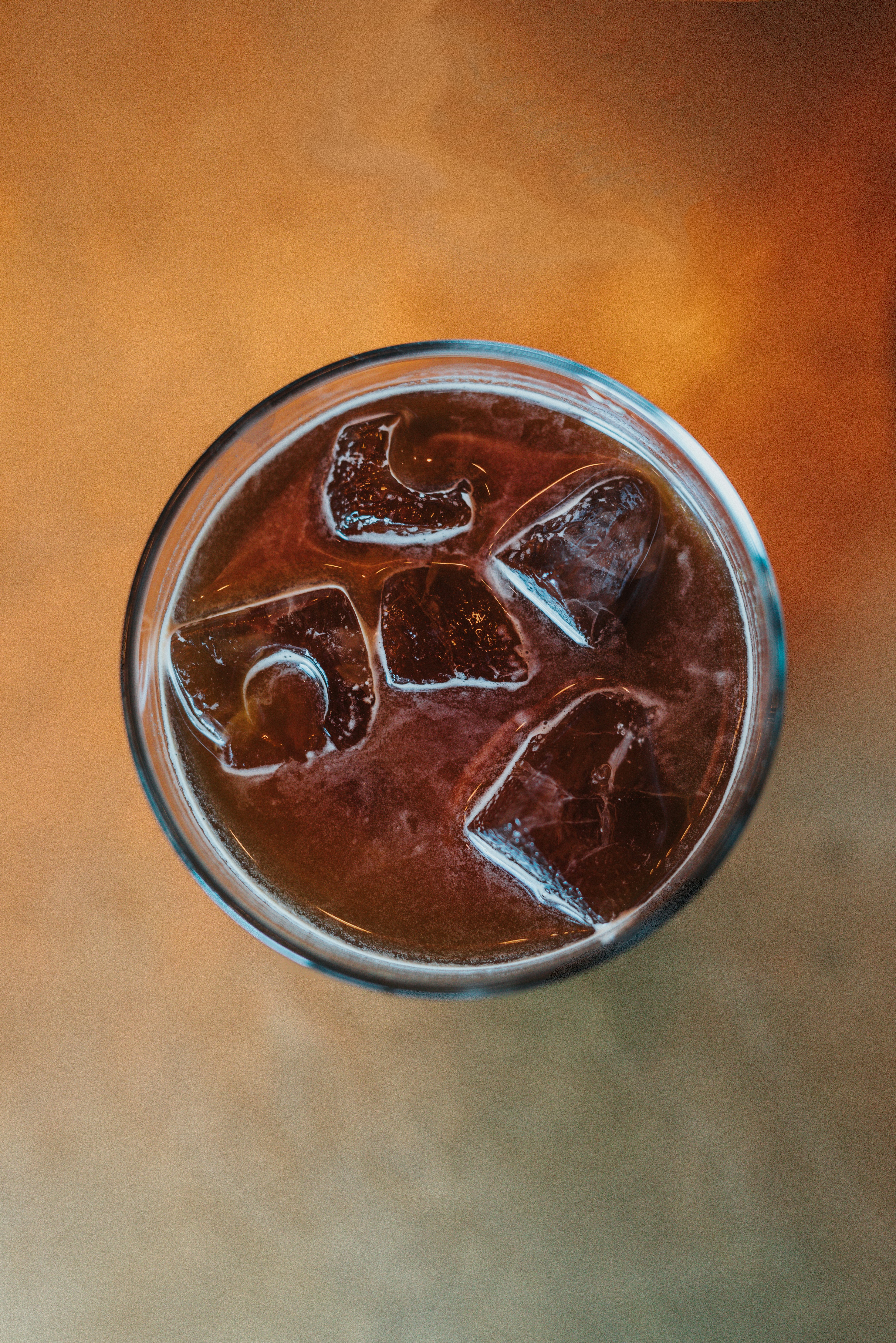 clear drinking glass