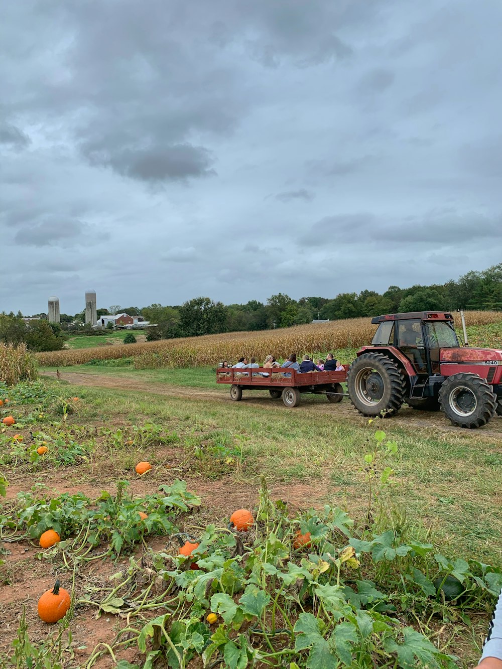 red tractor