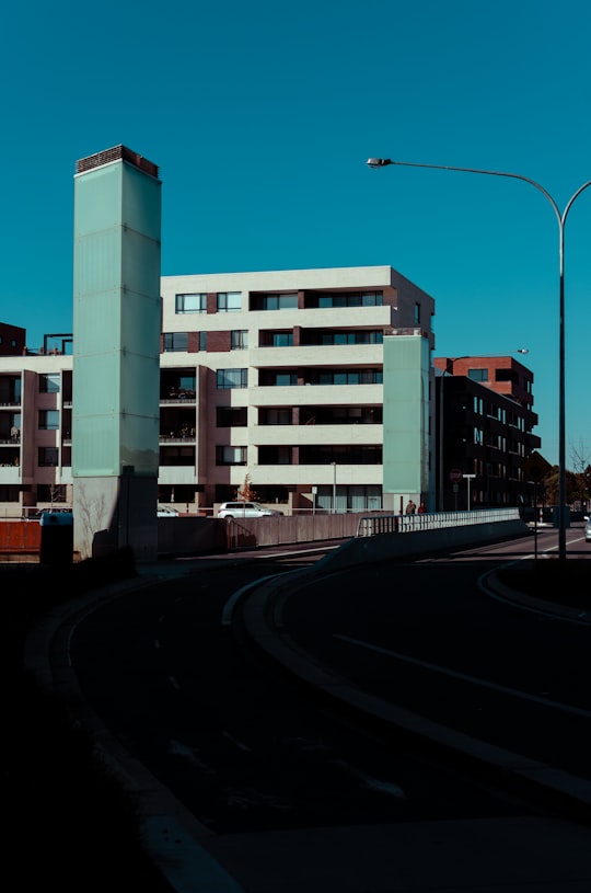 white concrete building in Canberra ACT Australia