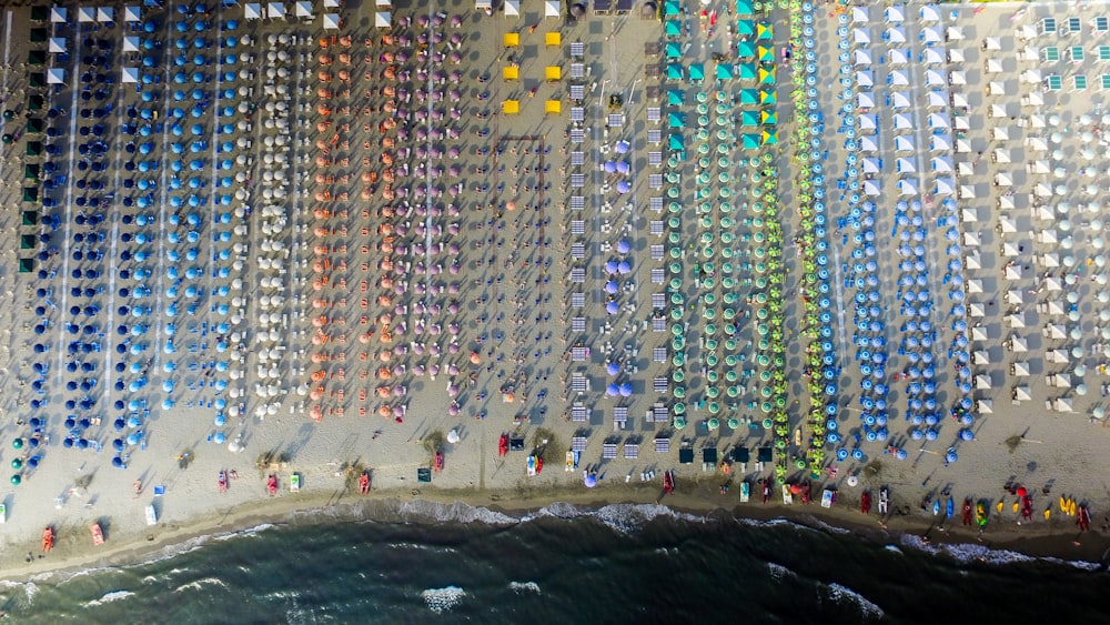 assorted-colored necklaces