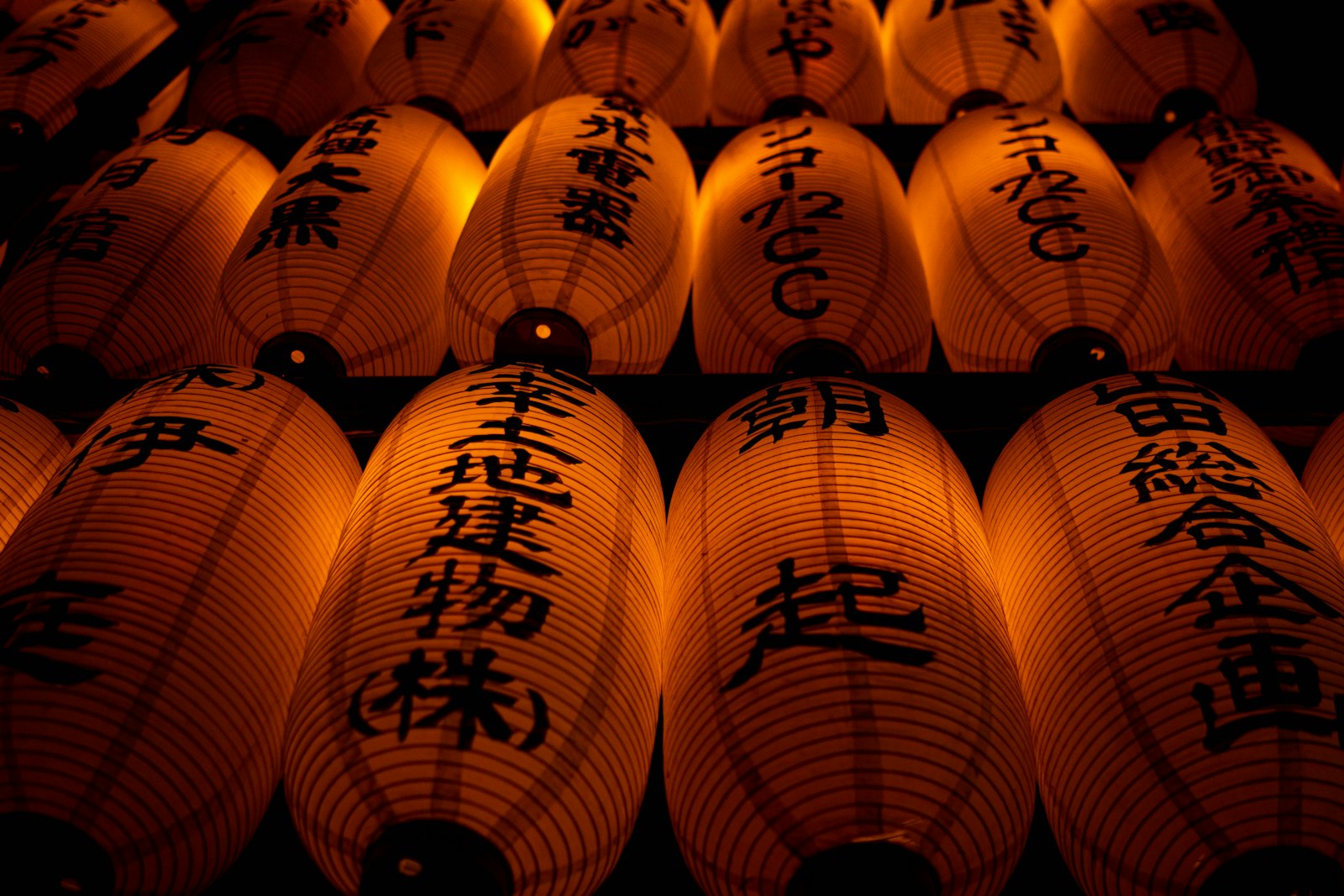 Sony a6000 + Sony FE 28mm F2 sample photo. Powered-on paper lanterns photography