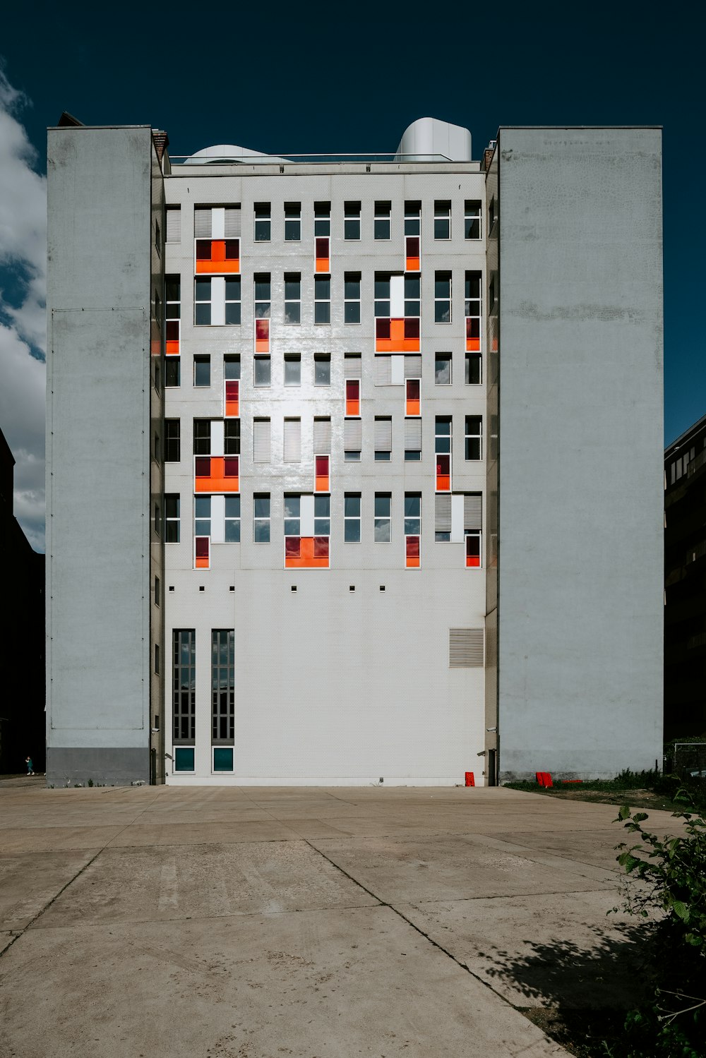 white and gray concrete building