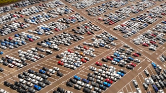 assorted-colored vehicle on parked