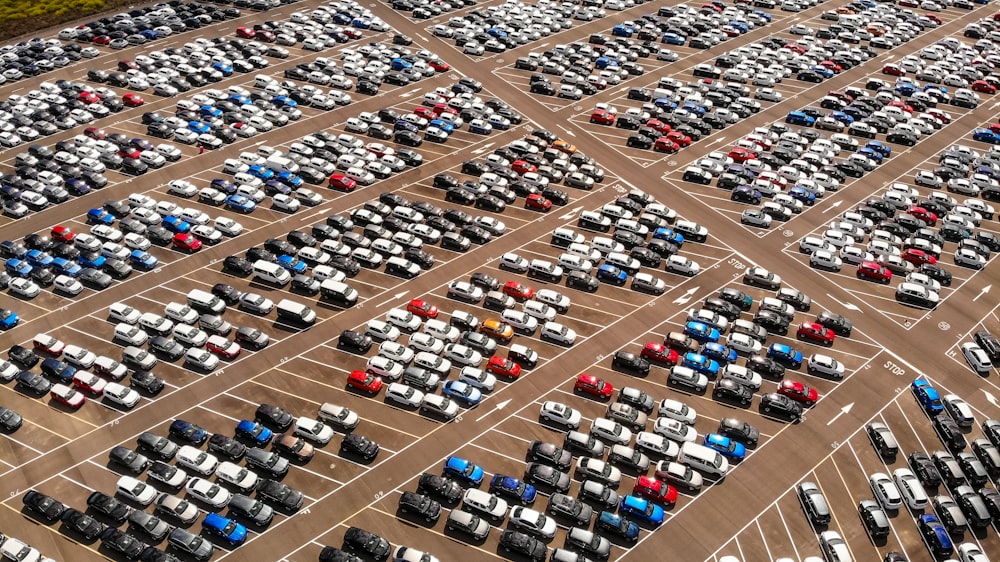 assorted-colored vehicle on parked