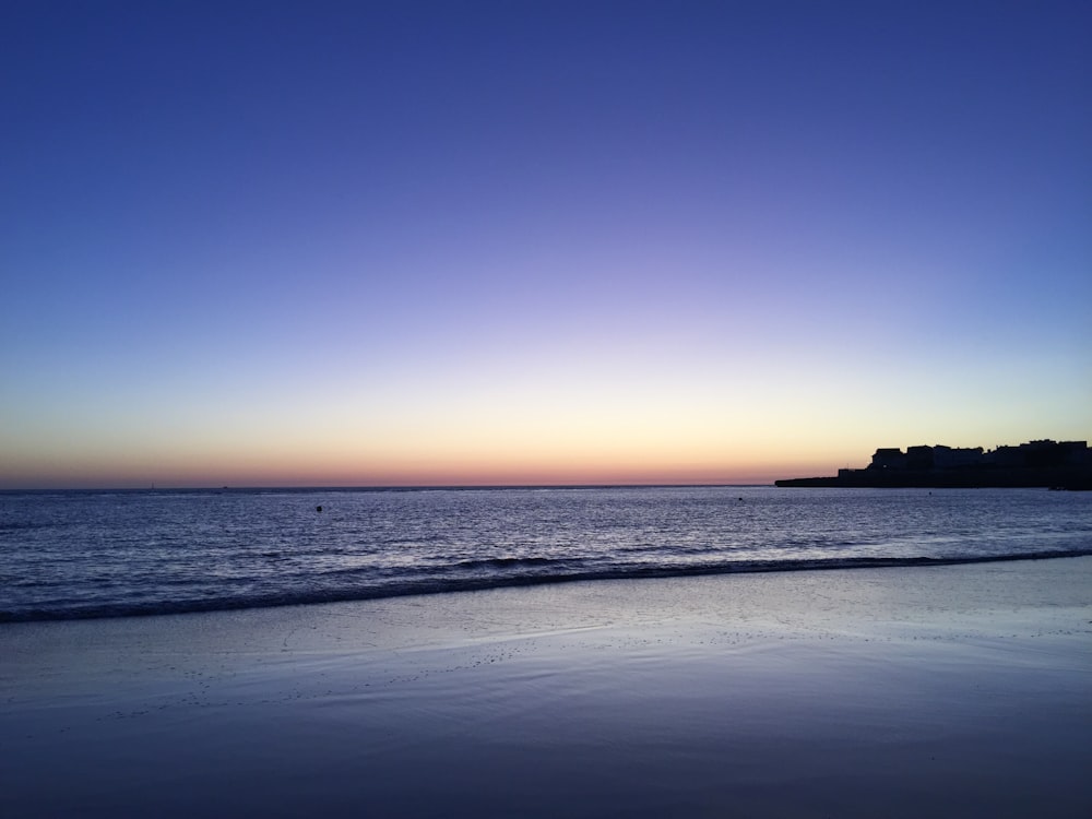 golden hour at beach