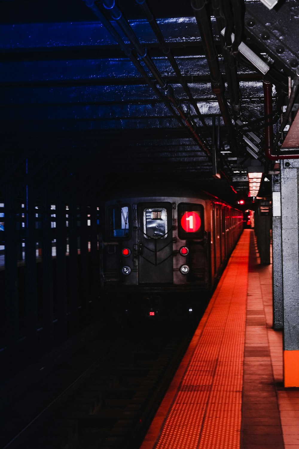 lighted train