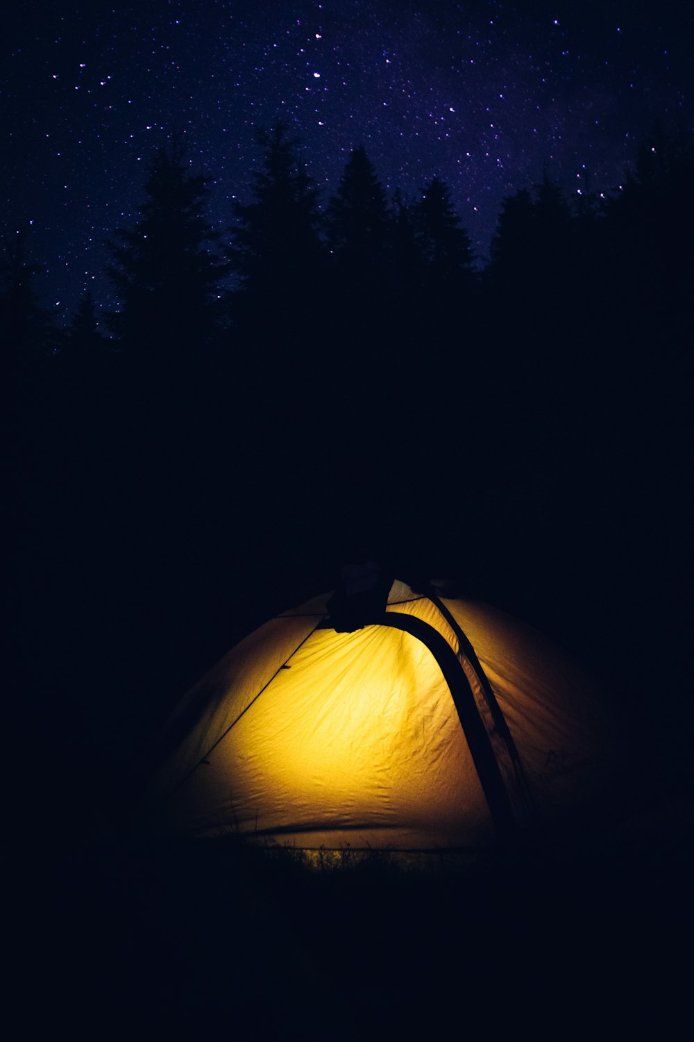 white and black camping tent