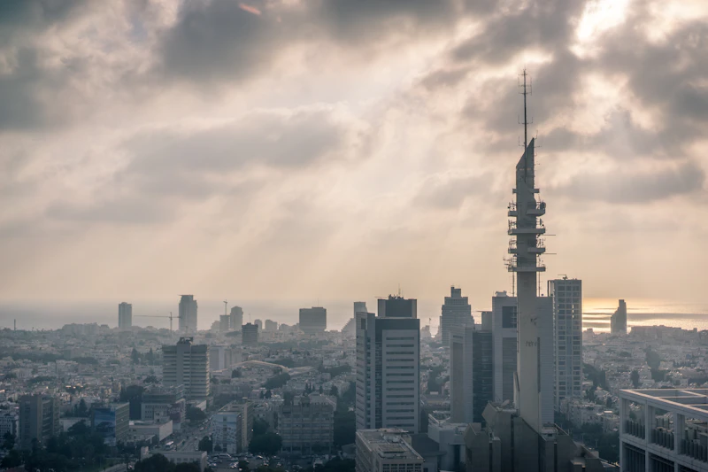 Tel Aviv aerial coastline — Nvidia Google Israel investment