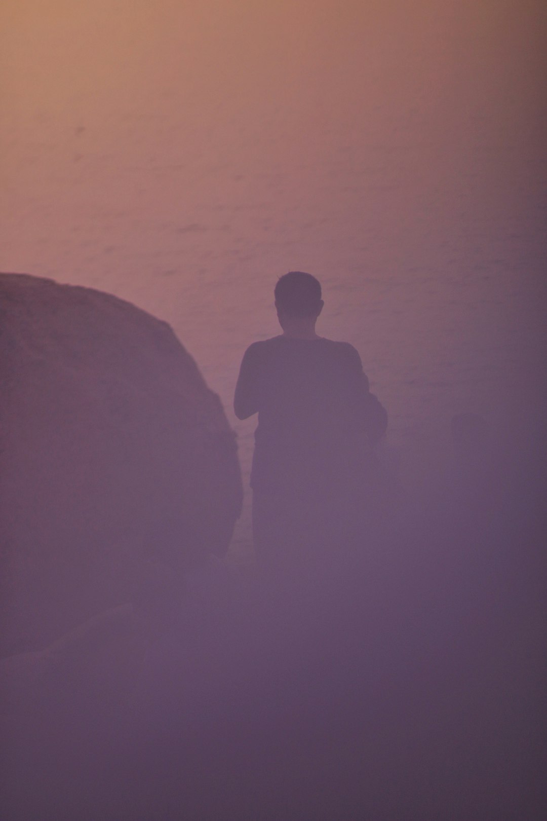 silhouette of person