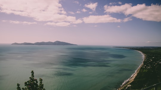 aerial photography of blue sea under a cloudy sky during daytime in Paekakariki Hill Road New Zealand