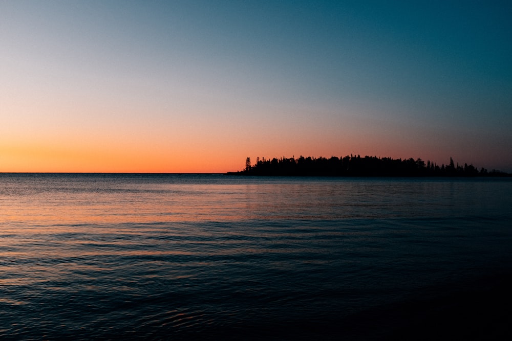 calm body of water