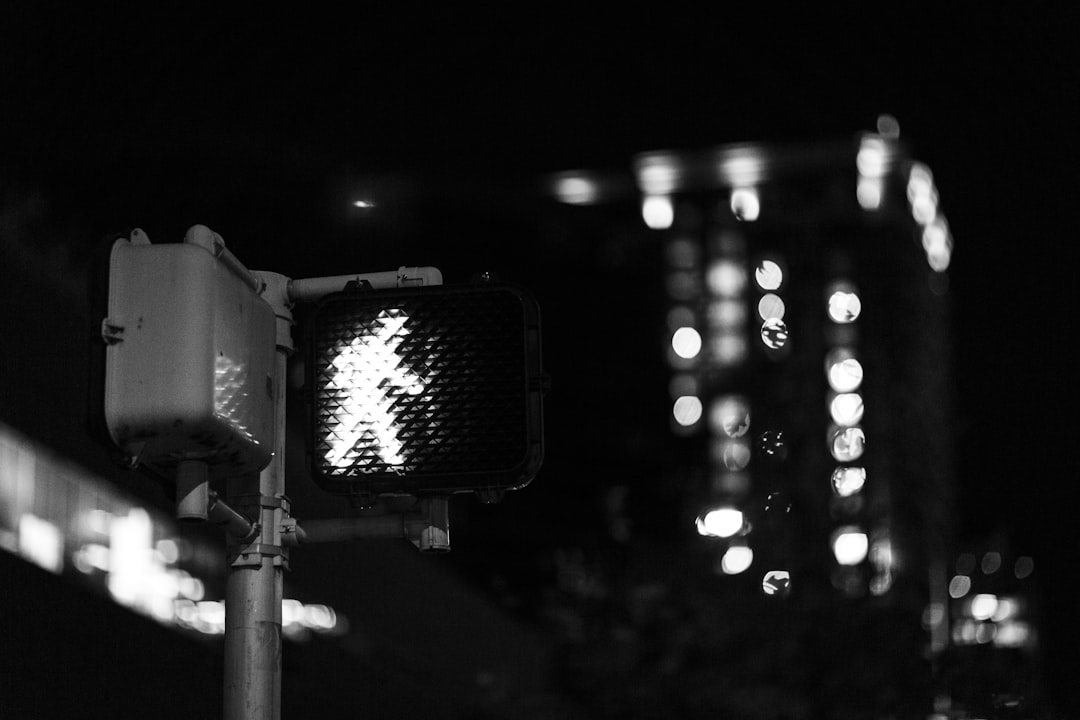 cross pedestrian lane signage