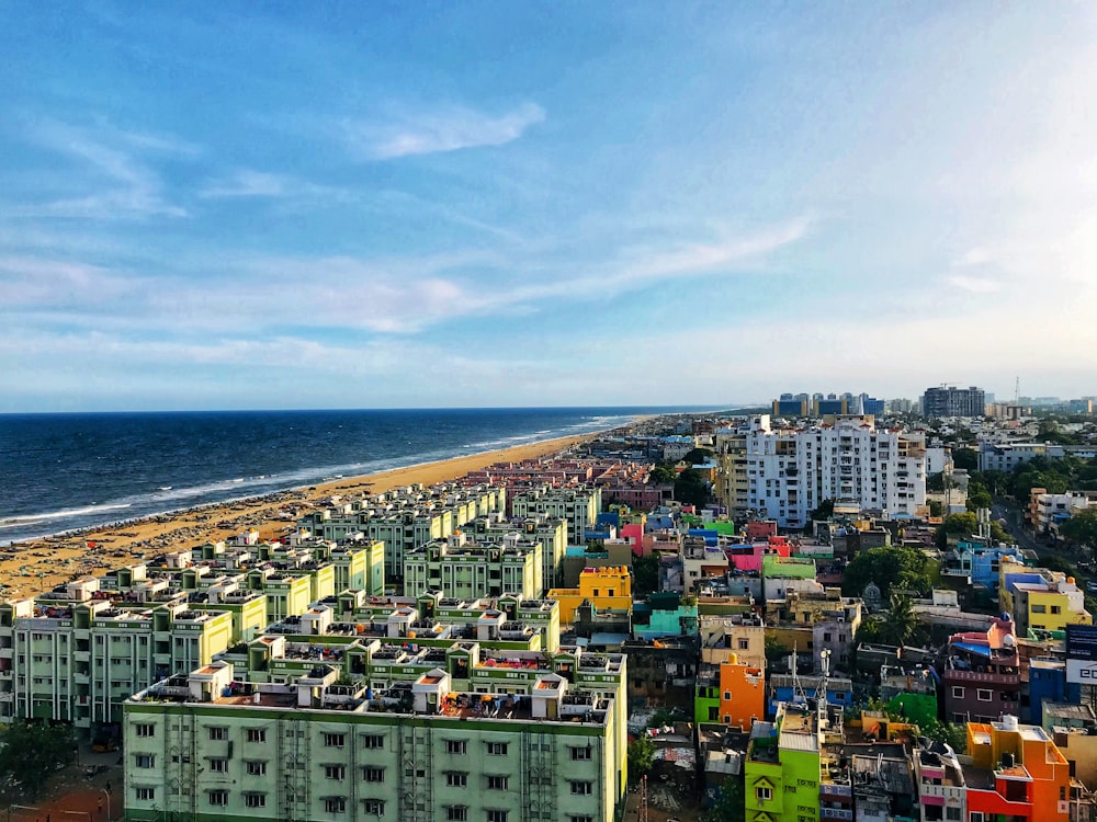 aerial view of buildings during daytime