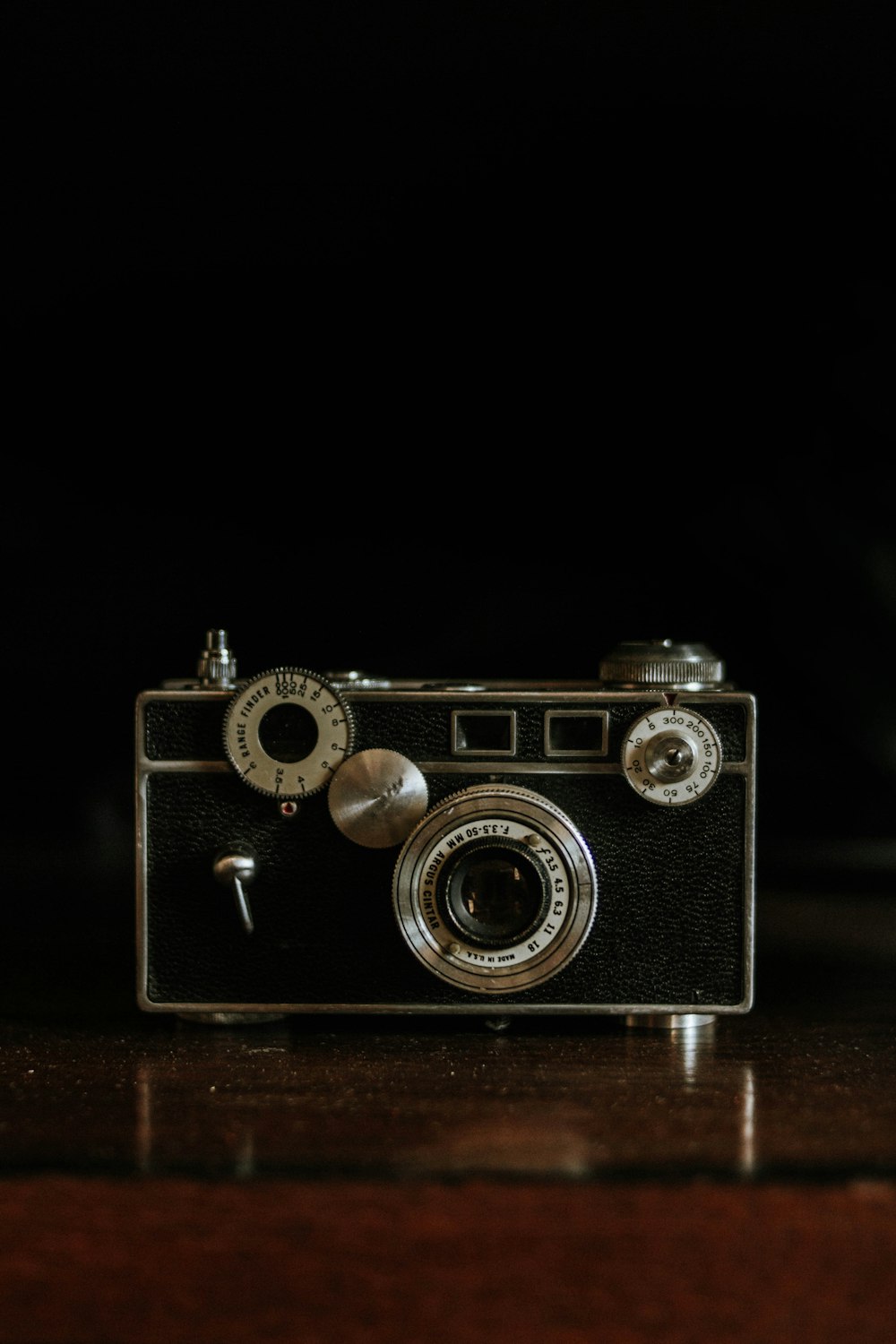 black and silver camera