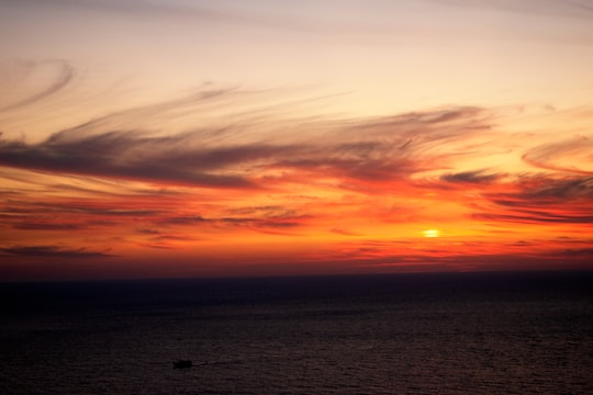 sunset over water in Byblos Lebanon