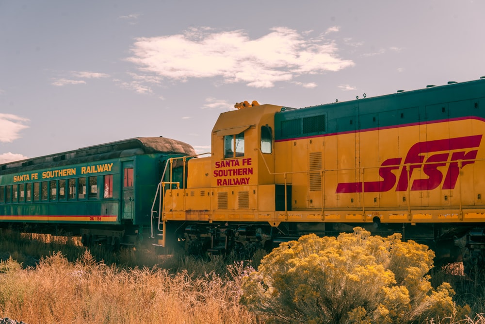 black and yellow train station