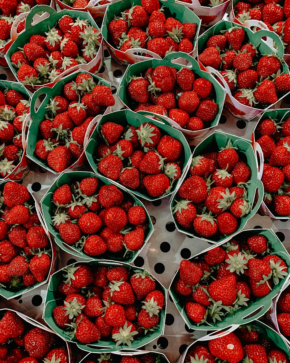 bunch of strawberries