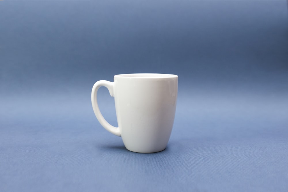 white ceramic mug